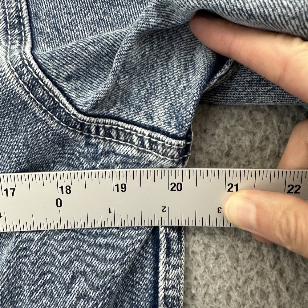 Quince 100% Organic Cotton Denim Jean Chore Jacket Women's Medium - Picture 6 of 8